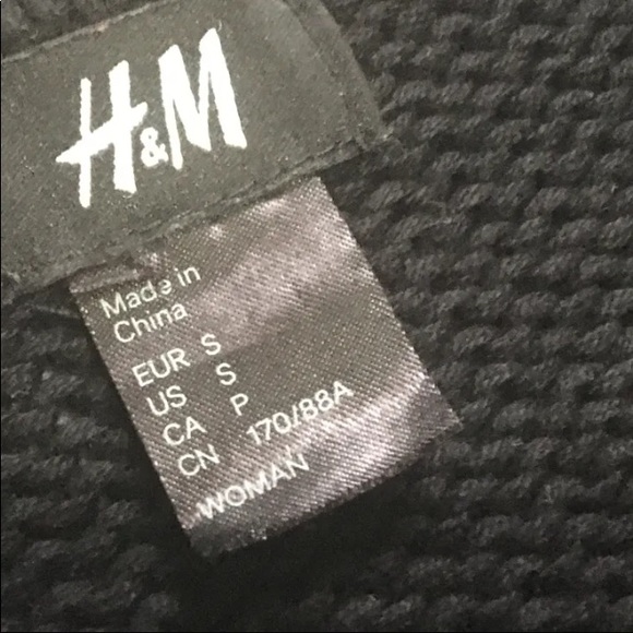H&M moto style sweater jacket - Picture 2 of 4